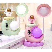 Çocuk Odası Ay ve Astronot Desenli Gece Lambası thumbnail 2