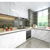 Mermer Desenli Yapışkanlı Tezgah Folyosu 5 mt. thumbnail 1