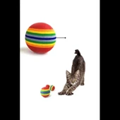 Sünger Kedi Köpek Çiğneme Ve Oyun Topu 4 Adet thumbnail 2