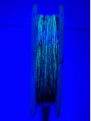 Eagenset Hazır Çapari Kombini Ultraviyole Uv Neon Koyu Yeşil + Kırmızı Makara - 7