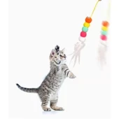 Elastik Yapışkanlı Kedi Oyun Oltası thumbnail 5