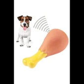 Köpekler İçin Sesli Oyuncak Tavuk Butu thumbnail 3