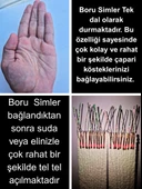 Eagenset Hazır Çapari Kombini Boru Sim Ultraviyole Uv Neon Koyu Yeşil - Kırmızı Makara - 4