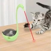 Kuğu Şeklinde Lazerli Kedi Oyuncağı thumbnail 3