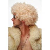 Altın Renk Kıvırcık Afro Parti Peruğu thumbnail 5