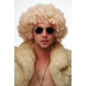 Altın Renk Kıvırcık Afro Parti Peruğu thumbnail 3