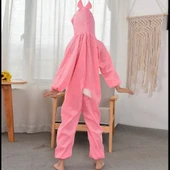 Çocuk Tavşan Kostümü Pembe Renk 2-3 Yaş - 4
