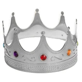 Gümüş Kral Tacı Yetişkin-Çocuk Uyumlu thumbnail 2