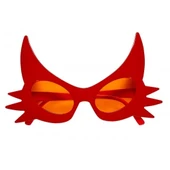 Kırmızı Renk Bıyık Tasarımlı Kedi Gözlüğü thumbnail 1