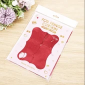 Kırmızı Simli Fon Perde 1x2 m thumbnail 2