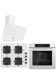 FERRE ANKASTRE SET (QBL62CB-SS206-D087) BEYAZ - 1