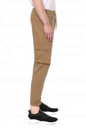 Erkek Beli Ve Paçası Lastikli Bağcıklı Yan Cepli Rahat Spor Jogger Pantolon - 12