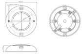Cometepool Mini 13cm Beyaz Işık SMD Led Havuz Sıva Üstü Aydınlatma Lambası 6W-ToptancıyızBiz - 3