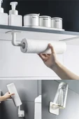 1 Adet Yapışkanlı L Şeklinde Havlu Askısı Mutfak Banyo Takı Kupa Kapak Bardak Duvar Askısı - 1