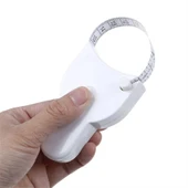Baş Ve Vücut, Kafa Çevresi Ölçüm Aleti Bel Ölçme Metresi Mezura Terzi Ölçü Metresi Ergonomik - 6