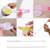 7 Parça Biberon Kavanoz Termos Suluk Sürahi Bardak Şişe İçi Temizleme Fırçası Aparatı Seti - 8