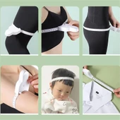 Baş Ve Vücut, Kafa Çevresi Ölçüm Aleti Bel Ölçme Metresi Mezura Terzi Ölçü Metresi Ergonomik - 7