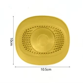 2 Adet Kademeli Lavabo Tıkacı Silikon Lavabo Gider Tıpası Koku Önleyici Gider Kontrol Tıpası Sarı thumbnail 8