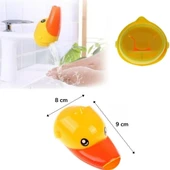 Musluk Uzatıcı El Yıkama Alışkanlığı Kazandırma Aparatı Musluk Uzatma Başlığı Ördek Figürlü - 6
