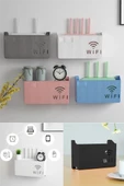 Siyah Pleksi Wifi Kutusu Duvar Asılabilir Sigorta Ve Modem Saklama Kutusu 25x15x6 Cm - 1