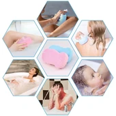 Peeling Etkili Vücut Kesesi Ölü Deri Giderici Lif Gri Banyo Kesesi - 7