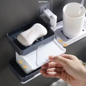 4 Katlı Banyo Rafı Ayarlanabilir Banyo Köşe Düzenleyici Sabunluk Duş Jeli Şampuan Organizeri - 4