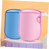 Ele Geçmeli Ölü Deri Sökücü Kese Yumuşak Kir Sökücü Lif Banyo Kesesi Banyo Eldiveni Mavi Renk thumbnail 6