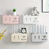 Siyah Polikarbon Wifi Kutusu Kedi Desenli Duvar Asılabilir Sigorta Ve Modem Saklama Kutusu 25x15x6 cm - 2