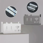 Siyah Polikarbon Wifi Kutusu Kedi Desenli Duvar Asılabilir Sigorta Ve Modem Saklama Kutusu 25x15x6 cm - 3