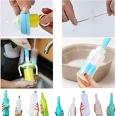 7 Parça Biberon Kavanoz Termos Suluk Sürahi Bardak Şişe İçi Temizleme Fırçası Aparatı Seti - 3