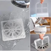 10 Adet Banyo Gider Süzgeci Saç Yakalayıcı Süzgeç Banyo Duş Gider Tıkanık Önleyici Süzgeç - 2