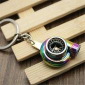 Oto Araba Anahtarlık Turbo Metal Bukalemun Renk Sessiz thumbnail 3