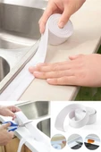 Su Sızdırmaz İzolasyon Bandı Lavabo Küvet Kenarı İçin Yapışkanlı Neme Dayanıklı Koruma Şeridi thumbnail 1
