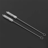 Pratik Cam Metal Krom Pipet Temizleme Fırçası İnce Uzun Pipet Temizlik Fırçası Dayanıklı Fırça - 3