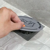Siyah Renk Kötü Koku Önleyici Silikon Mat Banyo Mutfak Lavabo Balkon Gider Tıpası Tıkacı Kapağı - 3