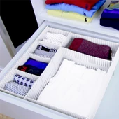 4lü Çekmece Düzenleyici Seti 10x40 cm Pratik Bölmeli Organizer Mutfak Banyo Dolap İçi Raf - 5