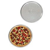 28 cm Pizza Ve Lahmacun Tepsisi Delikli Paslanmaz Çelik Tepsi Pizza Lahmacun Pide Tepsisi - 4