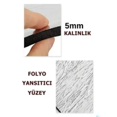 5 Adet Petek Radyatör Arkası Folyo Plaka Kalorifer Arkalığı Alüminyum Isı Yalıtım Folyosu 100x50 Cm - 8