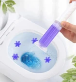 Mor Tuvalet Temizleme Jeli Klozet Banyo Koku Giderici Damga Seti Desenli Koku Giderici Wc Jeli thumbnail 1