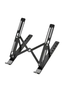 7 Kademeli Ayarlı Katlanabilir Laptop Tablet Standı Siyah thumbnail 3