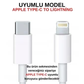Beyaz Kablo Ucu Koruyucu İPhone 11-12-13-14 Pro & Promax & Plus Modelleri İle Uyumlu Silikon Koruyucu - 5