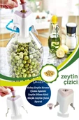 Kolay Zeytin Kesme Çizme Aparatı Zeytin Dilme Aleti Küçük Zeytin Çizici Aparat - 8
