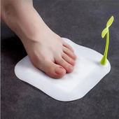 Dekoratif Lavabo Gider Kapatıcı Banyo Küvet Gider Kapatma Banyonuza Estetik Fonksiyonel Beyaz Renk - 5