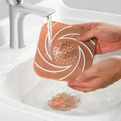 Kahverengi Renk Delikli Silikon Kötü Koku Önleyici Banyo Mutfak Lavabo Koku Önleyici Sızdırmaz Ped - 2