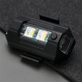 Şarjlı Mini LED Çakar Işık Motor Drone Işığı Anti Çarpışma Uyarı Işığı Taşınabilir LED Uyarı Lambası - 8