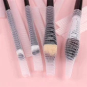 Makyaj Far Allık Kontür Eyeliner Fırça Koruyucu Set Esnek File Kapak Örgü Kılıf Seti 20li - 2