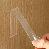 Çift Taraflı Nano Teknolojili Süper Güçlü Bant 3 Metre İz Bırakmayan Şeffaf Yapışkan Montaj Bandı - 7