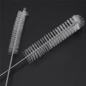 Pratik Cam Metal Krom Pipet Temizleme Fırçası İnce Uzun Pipet Temizlik Fırçası Dayanıklı Fırça - 2