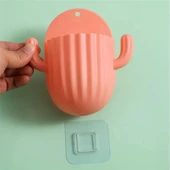 Kaktüs Tasarımlı Yapışkanlı Minimalist Duvar Organizeri Pratik Saklama ve Düzenleme Çözümü - 1