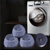 12 Adet Çamaşır Makinesi Titreşim Ve Gürültü Önleyici Kaydırmaz Vantuzlu Zemin Koruyucu Stoper Set - 3
